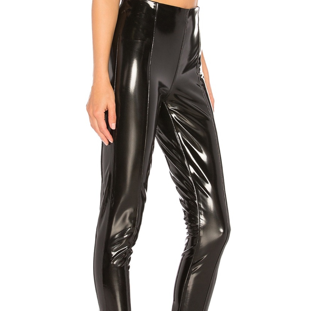 Never worn, black patent BLANKNYC leggings